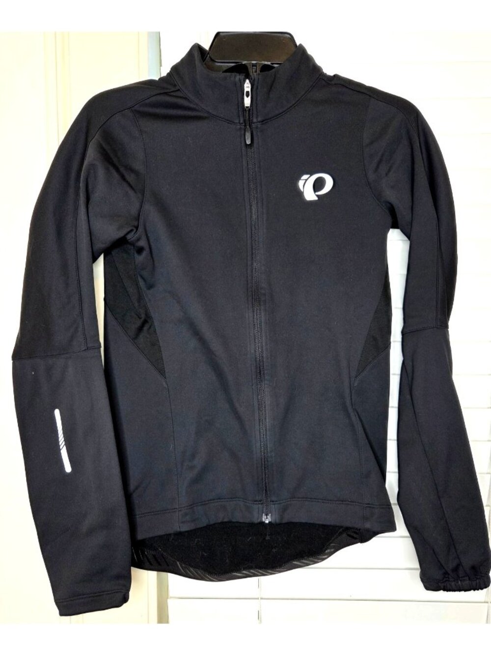 Pearl Izumi Womens Black Windproof Cycling Jacket XS Polyester Full Zip active